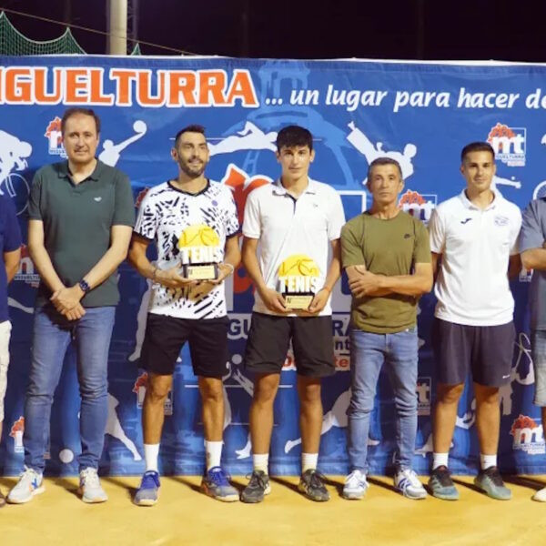 Francisco Javier Martínez ganador de la 4ª edición del Open de Tenis en tierra batida de Miguelturra