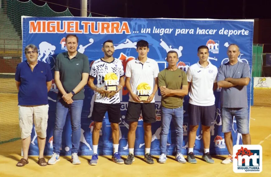 Francisco Javier Martínez ganador de la 4ª edición del Open de Tenis en tierra batida de Miguelturra