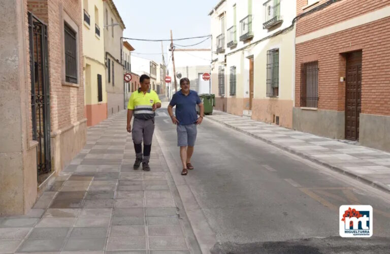 Concluidas las obras de la calle Toledillo desde la calle Juan de Ávila hasta Granada en Miguelturra