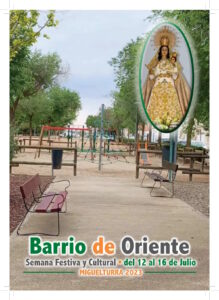 Programación de la Semana Festiva y Cultural del Barrio de Oriente de Miguelturra hasta el 16 de julio