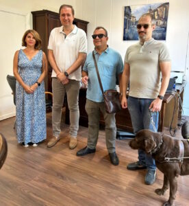 Reiteran compromiso del Ayuntamiento con la ONCE en su primera reunión como alcalde con sus representantes