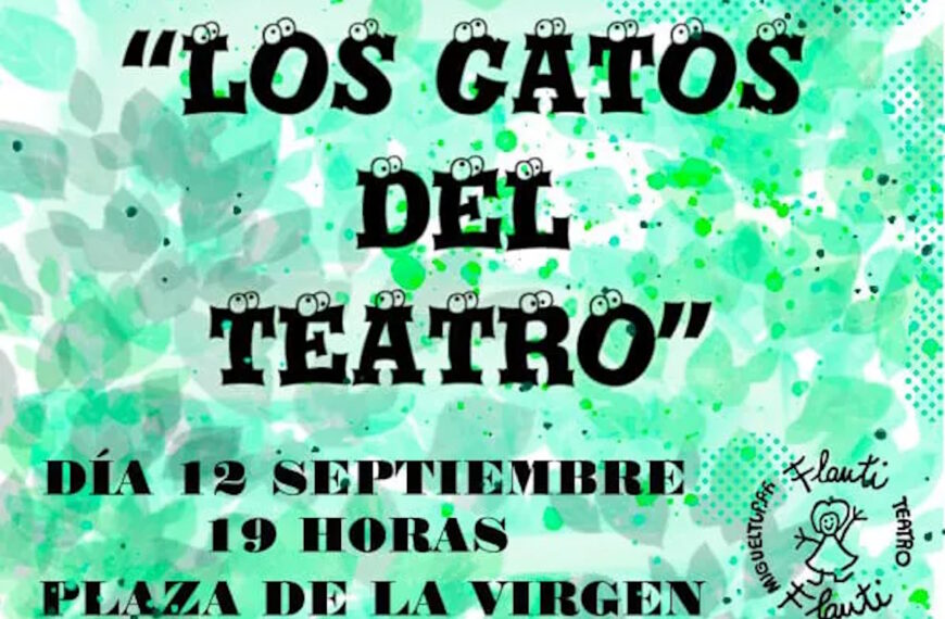 Teatro infantil “Los gatos del teatro” el 12 de septiembre en Miguelturra ¡evento gratuito!