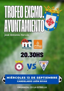 Trofeo Excmo. Ayto. «José Antonio Hervás» el 13 de septiembre en el complejo deportivo Candelario León Rivas de Miguelturra