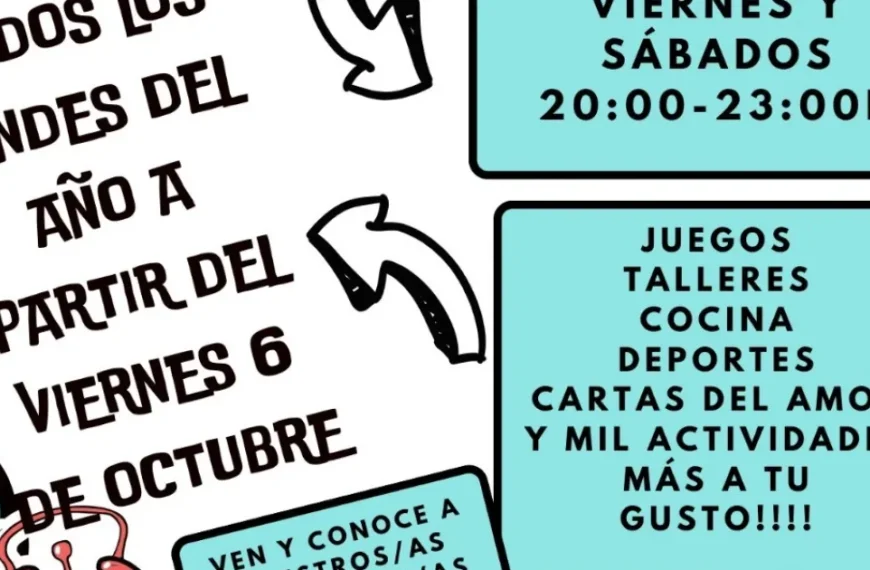 El Centro Joven vuelve a abrir sus Salas de Ocio con novedades y horarios extendidos