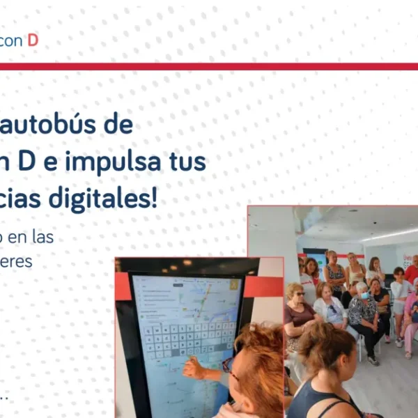 El autobús de la campaña ‘Generación D’ llega a Miguelturra para potenciar las habilidades digitales de los ciudadanos