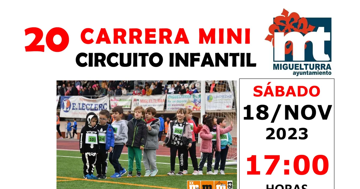 Inscripciones abiertas para la Carrera Mini: ¡Únete a la Media Maratón Rural del 18 de noviembre!
