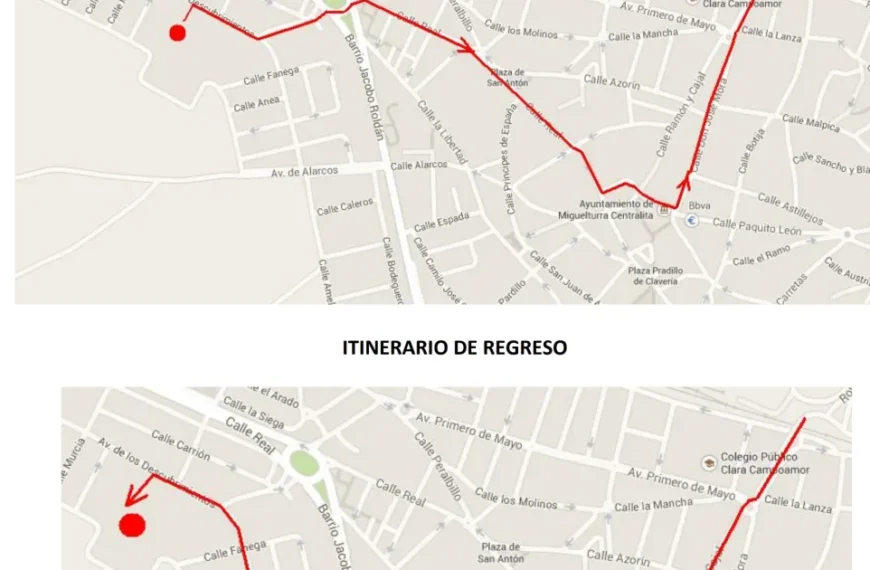 Rutas alternativas de tráfico para la Media Maratón Rural «Villa Miguelturra» el 19 de noviembre