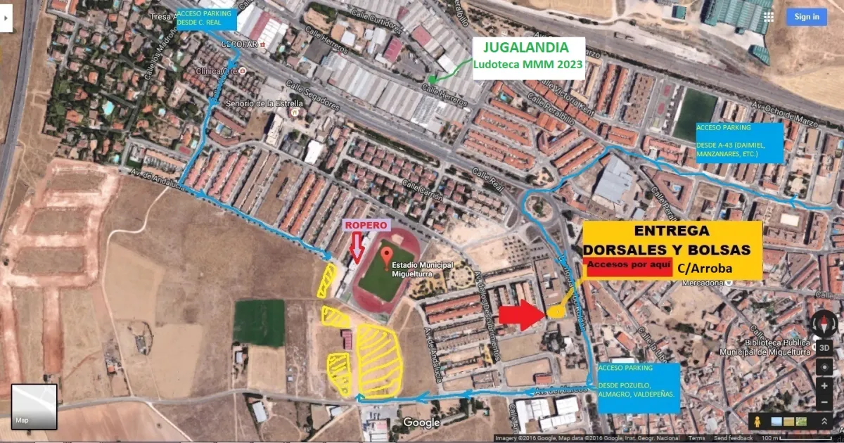Todo lo que necesitas saber sobre el estacionamiento en la Media Maratón Rural Villa Miguelturra 2023 del domingo 19