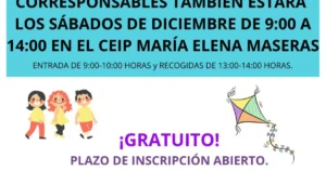 El Plan Corresponsables extiende sus servicios a todos los sábados de diciembre
