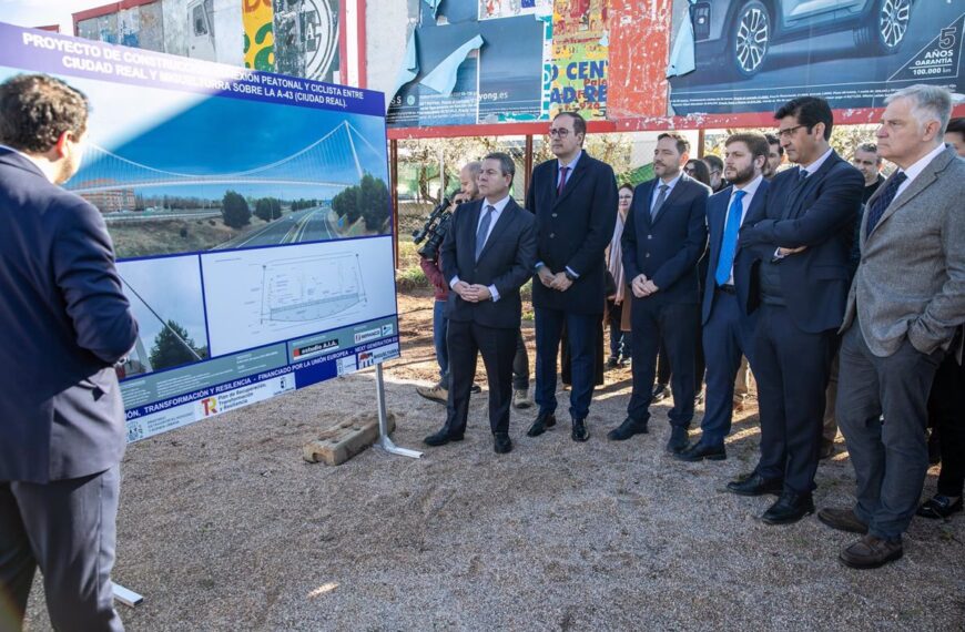 Próxima inauguración de la pasarela ciclopeatonal que unirá Ciudad Real con Miguelturra en 18 meses