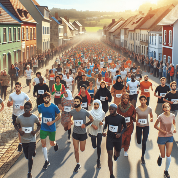Más de 200 participantes corren por la igualdad en la carrera de Miguelturra
