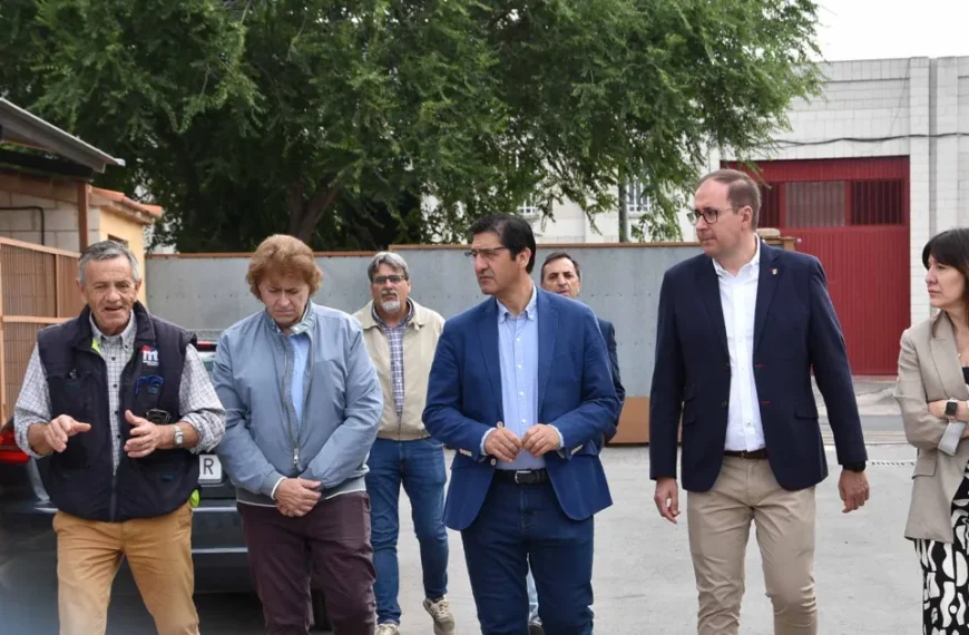 José Manuel Caballero, Vicepresidente de Castilla-La Mancha, Visita Miguelturra Acompañado por el Alcalde Luis Ramón Mohíno