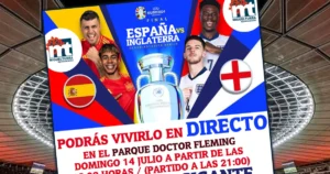 Gran Celebración en el Parque Doctor Fleming: Final de la Euro 2024 con Pantalla Gigante, Música y Fiesta para Apoyar a la Selección Española