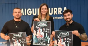 Anuncio de la Fiesta «Vibra» con Les Castizos, Dj Bojtor, Kike Rivero y Snake en el CERE el 19 de Octubre