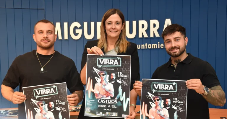 Anuncio de la Fiesta «Vibra» con Les Castizos, Dj Bojtor, Kike Rivero y Snake en el CERE el 19 de Octubre