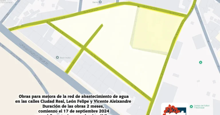 Inician las Obras de Mejora en la Red de Abastecimiento de Agua en Varias Calles