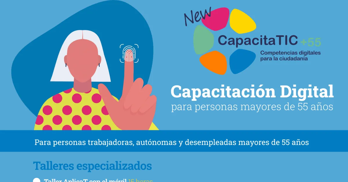 Curso Gratuito de Competencias Digitales para Mayores de 55 Años