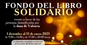 Biblioteca «Casa de la Capellanía» Lanza Iniciativa Solidaria para Damnificados de Valencia