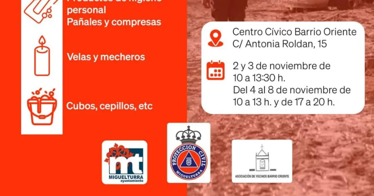 Miguelturra se Une en Ayuda a los Afectados por la DANA