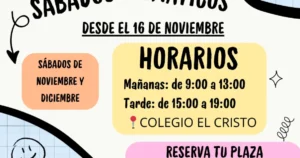 Nuevas Iniciativas de Conciliación Familiar en Noviembre y Diciembre: ‘Sábados Temáticos’