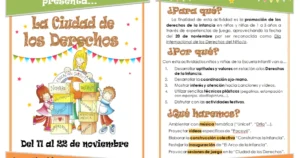 ‘La Ciudad de los Derechos’: Celebración del Día Internacional de la Infancia en la Escuela Infantil ‘Pelines’