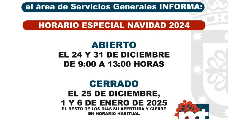 Horario extraordinario del cementerio para las festividades navideñas 2024