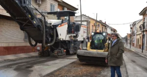 Inicio de las Obras de Pavimentación en la Calle Pozuelo