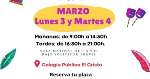 Servicio Especial de Apoyo Familiar Durante el Carnaval en Miguelturra