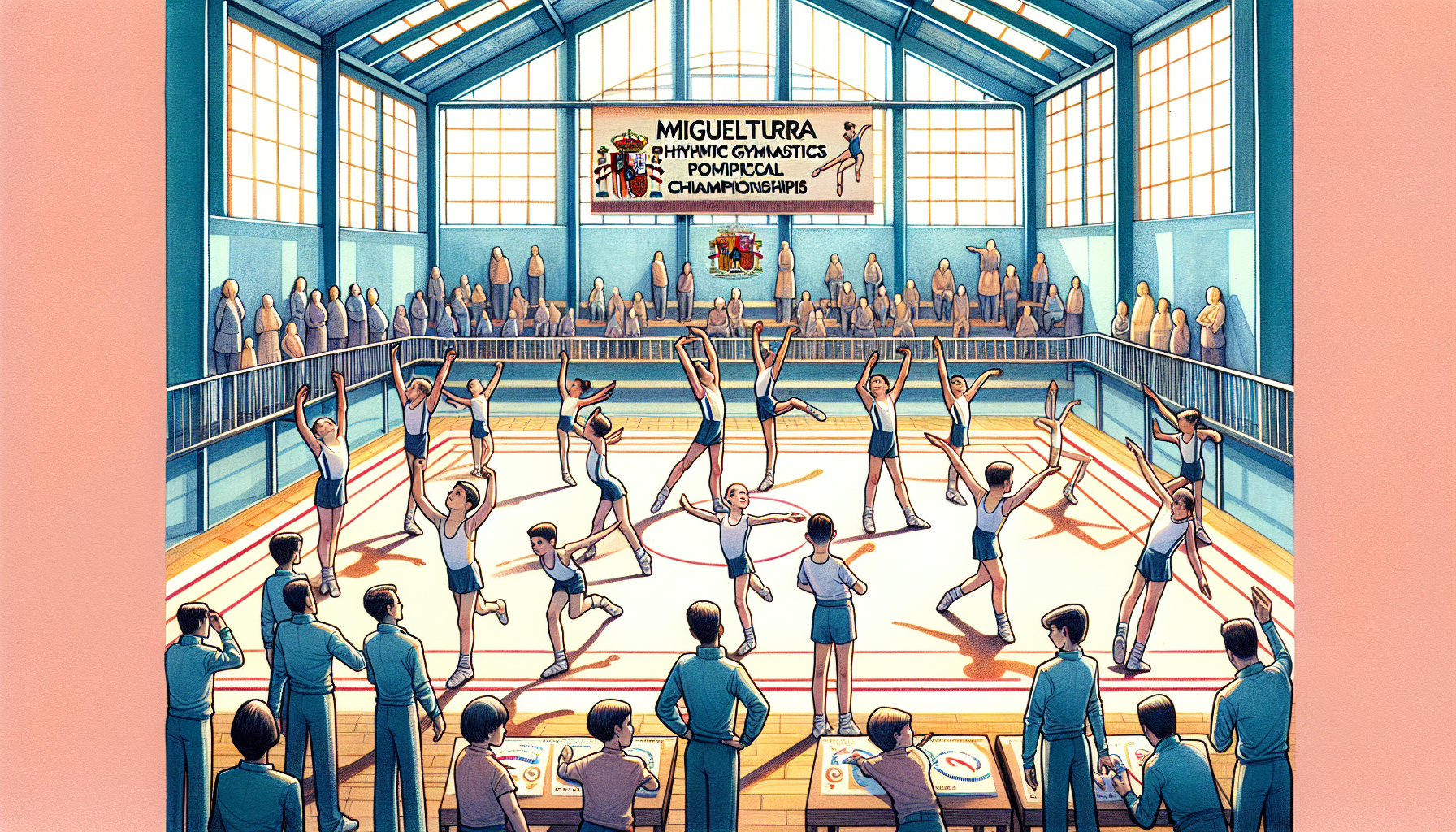 Miguelturra acoge la primera fase del Campeonato Provincial de Gimnasia Rítmica en Edad Escolar