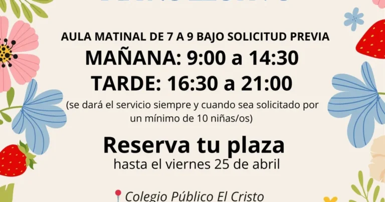 Actividades del Plan Corresponsables en Miguelturra para el Viernes 2 de Mayo