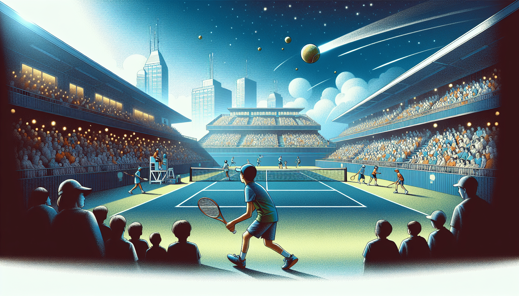 Alto Nivel en el Campeonato Provincial Infantil de Tenis