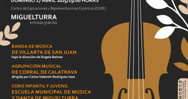 Gran Concierto de Bandas de Música este Domingo en el CERE