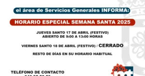 Horarios Especiales del Cementerio para Semana Santa 2025