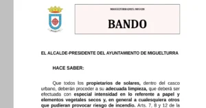 Ordenanza Municipal sobre Mantenimiento y Seguridad de Solares en Miguelturra