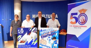 Leyendas del Real Madrid celebran el 50 aniversario del CD Miguelturreño en un evento histórico