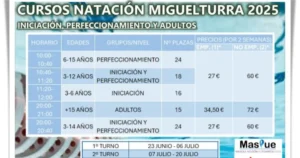¡Sumérgete este verano 2025! Cursos de Natación para Todas las Edades | Detalles, Categorías y Precios | Inscripciones Abren el 11 de Junio