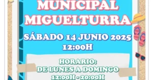 Apertura de la Piscina Municipal de Miguelturra el 14 de junio tras Renovaciones