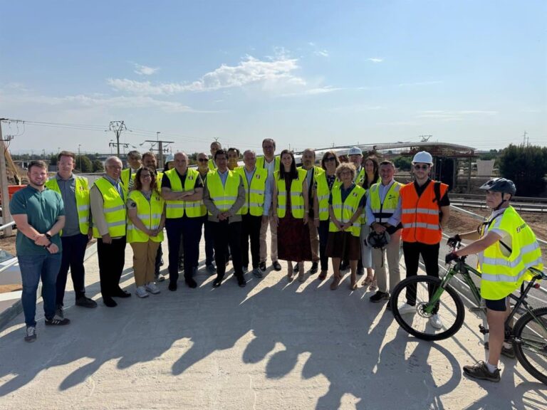 La pasarela ciclopeatonal que conectará Miguelturra y Ciudad Real estará lista en septiembre