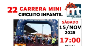 Inscripciones Abiertas para la 22ª Carrera Mini Circuito Infantil el Sábado 15 de Noviembre