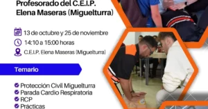 Programa de Formación en Primeros Auxilios para Docentes del CEIP Elena Maseras