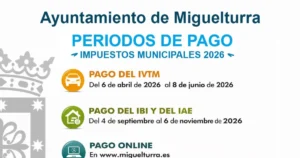 Calendario de Pagos de Impuestos Municipales en Miguelturra para 2026