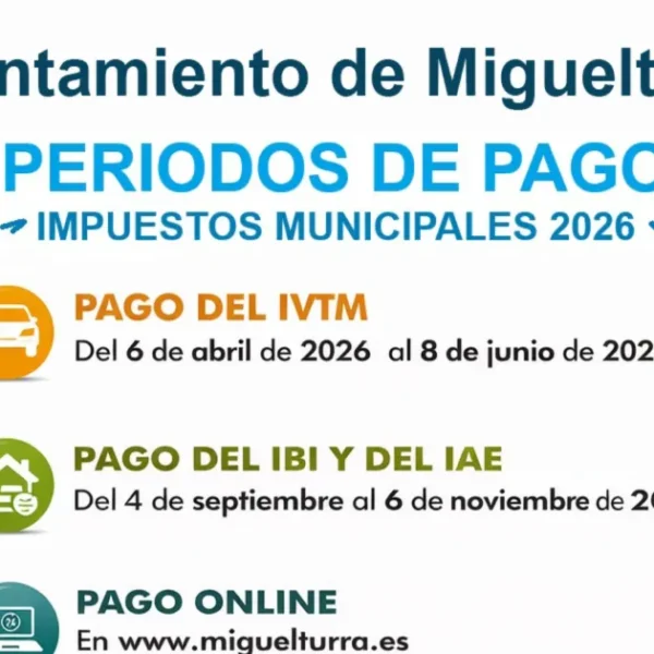 Calendario de Pagos de Impuestos Municipales en Miguelturra para 2026