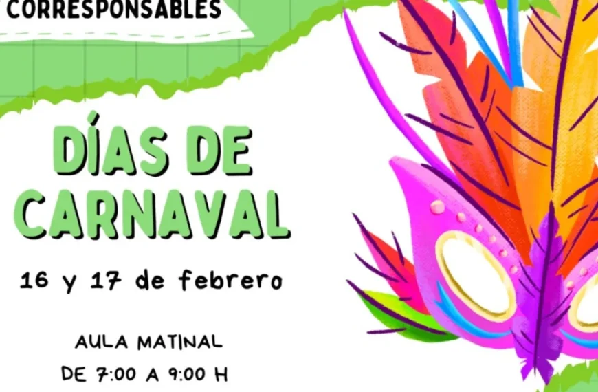 Comienza el Plazo para Solicitar Plaza en el Plan Corresponsables Especial Carnaval