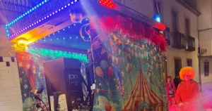 El Circo de Pascual Rojas Triunfa en el Concurso de Carros Musicales del Carnaval de Miguelturra