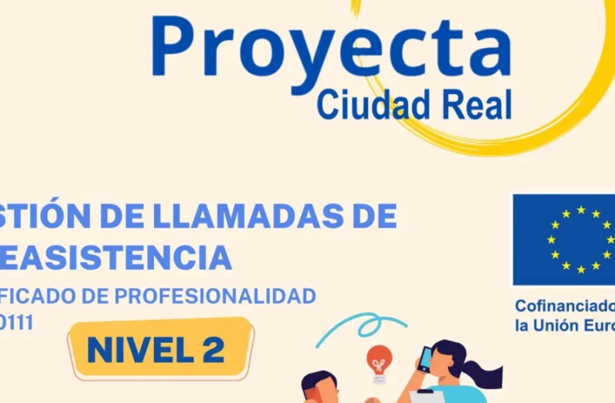 Inscripciones abiertas para curso gratuito de gestión de teleasistencia en Ciudad Real