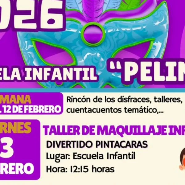 La Escuela Infantil Municipal “Pelines” Listos para un Carnaval «Salvaje»