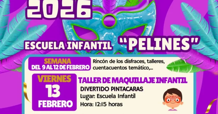 La Escuela Infantil Municipal “Pelines” Listos para un Carnaval «Salvaje»