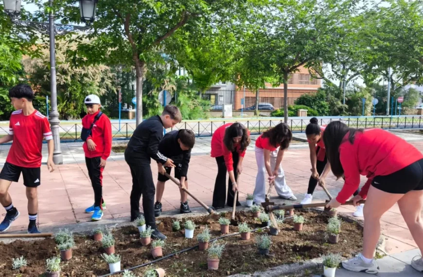 Miguelturra Fomenta la Naturaleza con la Colaboración Escolar en la Mejora de Parques Públicos