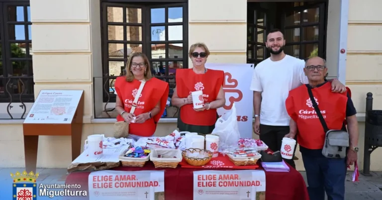El Ayuntamiento de Miguelturra Refuerza su Compromiso con Cáritas en el Día de la Caridad