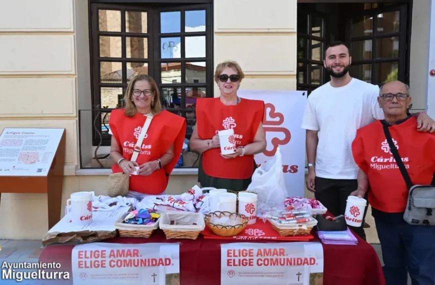 El Ayuntamiento de Miguelturra Refuerza su Compromiso con Cáritas en el Día de la Caridad